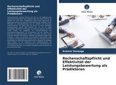 Portada del libro de Rechenschaftspflicht und Effektivität der Leistungsbewertung als Prädiktoren