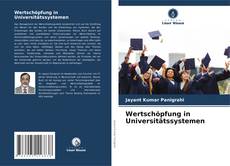 Buchcover von Wertschöpfung in Universitätssystemen
