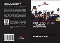Buchcover von Création de valeur dans les systèmes universitaires