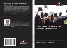 Buchcover von Creazione di valore nei sistemi universitari