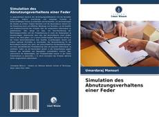 Simulation des Abnutzungsverhaltens einer Feder kitap kapağı