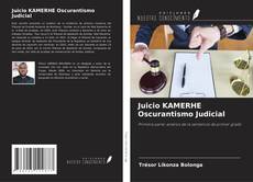 Capa do livro de Juicio KAMERHE Oscurantismo Judicial 