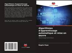 Capa do livro de Algorithmes d'apprentissage automatique et mise en œuvre 
