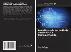 Buchcover von Algoritmos de aprendizaje automático e implementación