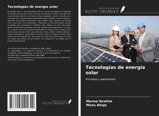 Buchcover von Tecnologías de energía solar