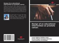 Обложка Design of an educational intervention on prostate cancer.