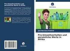 Portada del libro de Pro-Umweltverhalten und persönliche Werte in Afrika
