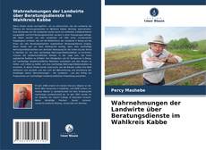 Capa do livro de Wahrnehmungen der Landwirte über Beratungsdienste im Wahlkreis Kabbe 