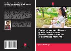 Capa do livro de Factores sócio-culturais que influenciam as práticas exclusivas de aleitamento materno 