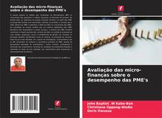 Capa do livro de Avaliação das micro-finanças sobre o desempenho das PME's 