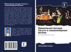 Bookcover of Применение метода Тагути в геополимерном бетоне