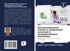 Bookcover of Организационный климат и управление услугами в государственных больницах