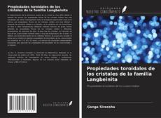Bookcover of Propiedades toroidales de los cristales de la familia Langbeinita