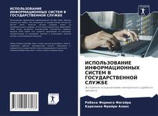 ИСПОЛЬЗОВАНИЕ ИНФОРМАЦИОННЫХ СИСТЕМ В ГОСУДАРСТВЕННОЙ СЛУЖБЕ的封面