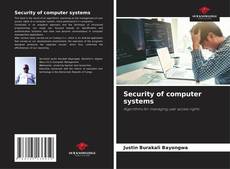 Capa do livro de Security of computer systems 