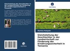 Capa do livro de Gleichstellung der Geschlechter in der Landwirtschaft zur Förderung der Ernährungssicherheit in Tansania 