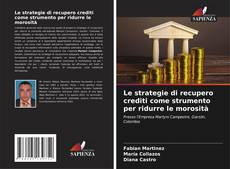 Bookcover of Le strategie di recupero crediti come strumento per ridurre le morosità