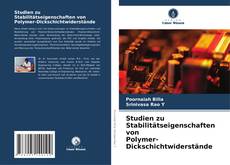 Buchcover von Studien zu Stabilitätseigenschaften von Polymer-Dickschichtwiderstände