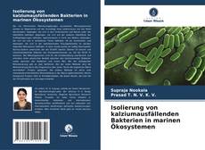 Isolierung von kalziumausfällenden Bakterien in marinen Ökosystemen的封面