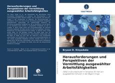 Buchcover von Herausforderungen und Perspektiven der Vermittlung ausgewählter Arbeitsfähigkeiten