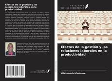Buchcover von Efectos de la gestión y las relaciones laborales en la productividad