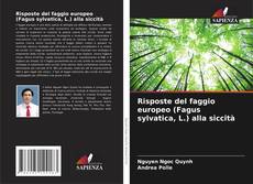 Copertina di Risposte del faggio europeo (Fagus sylvatica, L.) alla siccità