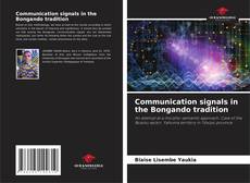 Portada del libro de Communication signals in the Bongando tradition
