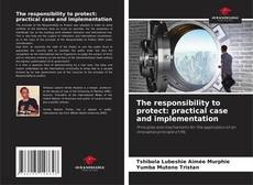 Couverture de The responsibility to protect: practical case and implementation