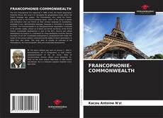 FRANCOPHONIE-COMMONWEALTH kitap kapağı