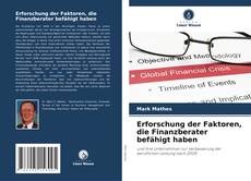 Buchcover von Erforschung der Faktoren, die Finanzberater befähigt haben