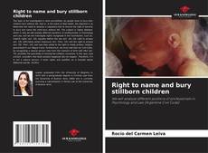 Bookcover of Right to name and bury stillborn children