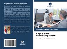 Allgemeines Verwaltungsrecht kitap kapağı