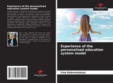 Buchcover von Experience of the personalised education system model