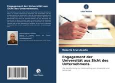 Buchcover von Engagement der Universität aus Sicht des Unternehmens.