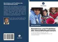 Buchcover von Kenntnisse und Praktiken des Gesundheitspersonals