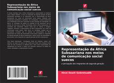 Copertina di Representação da África Subsaariana nos meios de comunicação social suecos