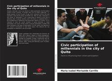 Capa do livro de Civic participation of millennials in the city of Quito 