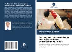 Buchcover von Beitrag zur Untersuchung der physikalisch-chemischen Qualität