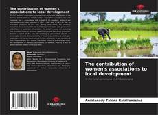 Buchcover von The contribution of women's associations to local development