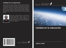 Обложка Calidad en la educación