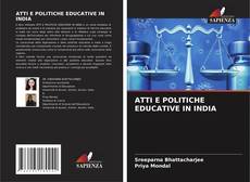 ATTI E POLITICHE EDUCATIVE IN INDIA kitap kapağı