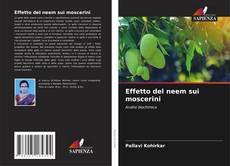 Capa do livro de Effetto del neem sui moscerini 