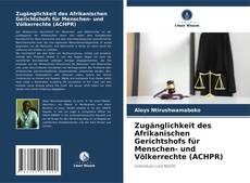 Zugänglichkeit des Afrikanischen Gerichtshofs für Menschen- und Völkerrechte (ACHPR)的封面
