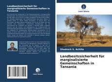 Buchcover von Landbesitzsicherheit für marginalisierte Gemeinschaften in Tansania