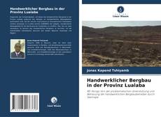 Buchcover von Handwerklicher Bergbau in der Provinz Lualaba