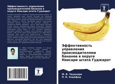 Capa do livro de Эффективность управления производителями бананов в округе Навсари штата Гуджарат 