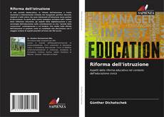 Capa do livro de Riforma dell'istruzione 