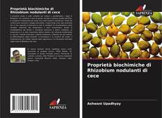Capa do livro de Proprietà biochimiche di Rhizobium nodulanti di cece 