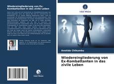 Capa do livro de Wiedereingliederung von Ex-Kombattanten in das zivile Leben 