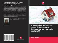 Copertina di A economia política da SADC é demasiado imensa para o mandato regional?